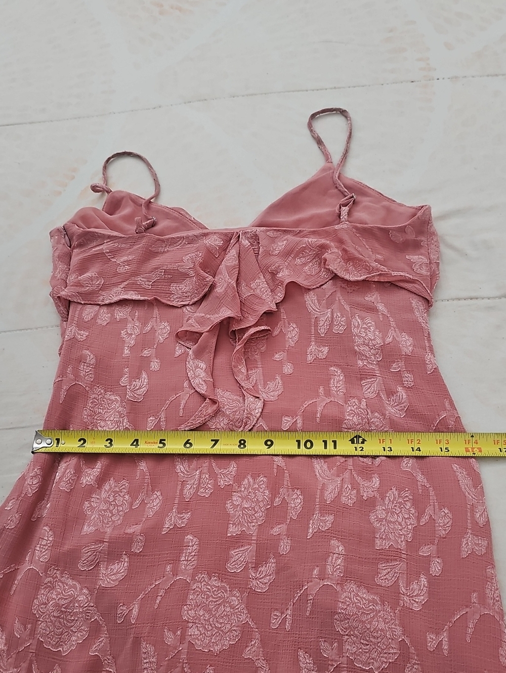Zara Ruffle Slip Dress - Picture 11 of 11